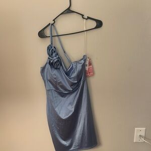 Emerald Sundae Blue Mini Dress